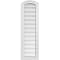 Ekena Millwork Arch Top Surface Mount PVC Gable Vent: Functional, w/ 2"W x 2"P Brickmould Sill Frame, 12"W x 40"H GVPAR12X4003SF - alternate 1